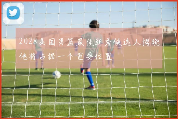 2028美国男篮最佳新秀候选人揭晓他将占据一个重要位置