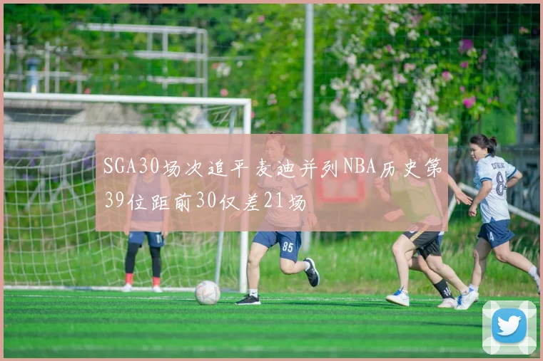 SGA30场次追平麦迪并列NBA历史第39位距前30仅差21场